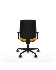 Silla Ergonómica Alares tapizada traslack bali brazos 1D base nailon