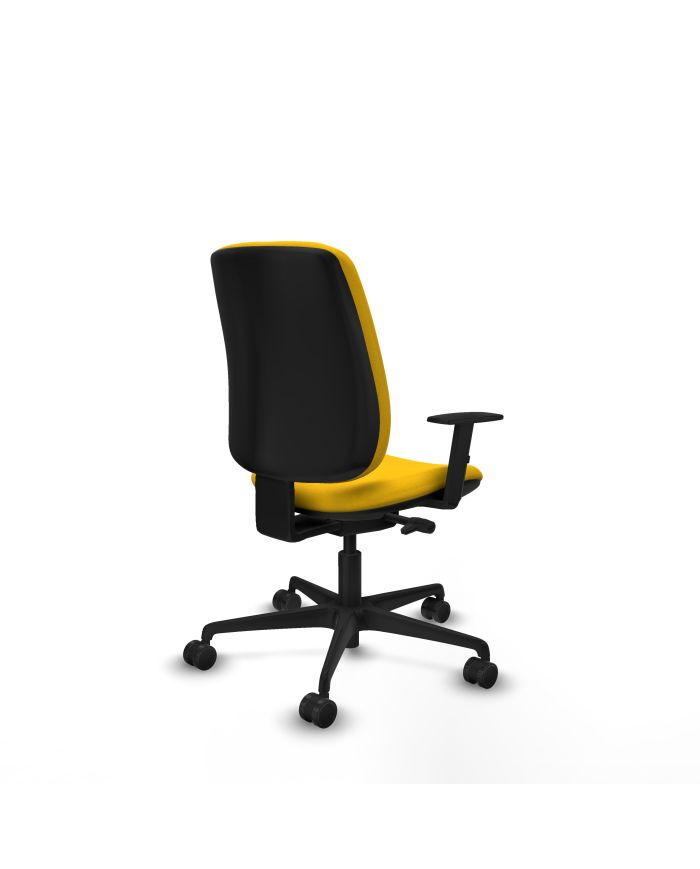Silla Ergonómica Alares tapizada traslack bali brazos 1D base nailon
