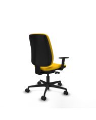 Silla Ergonómica Alares tapizada traslack bali brazos 1D base nailon