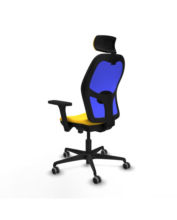 Silla Ergonómica Jorquera traslack brazos 3D base nailon cabecero 2D engomada