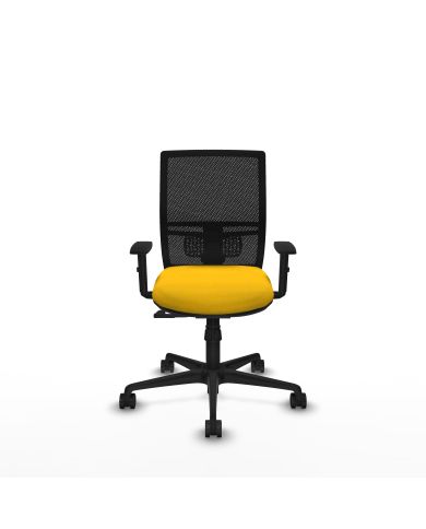 Silla Ergonómica Yunquera sincro negra bali brazos 1D base