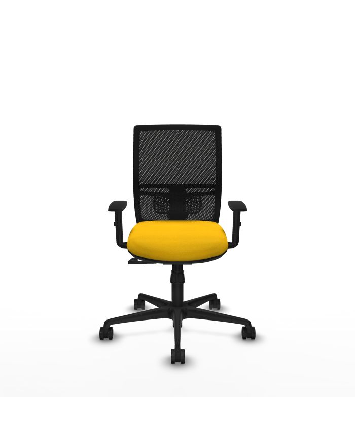Silla Ergonómica Yunquera sincro negra bali brazos 1D base