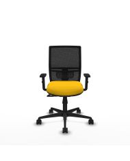 Silla Ergonómica Yunquera sincro negra bali brazos 1D base nailon