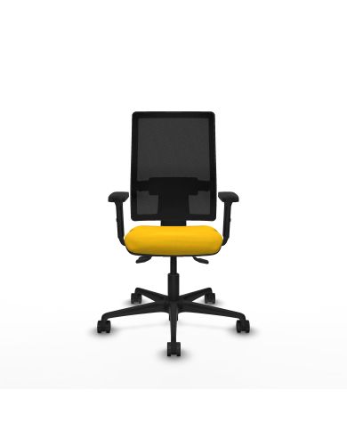 Silla Ergonómica Bormate asincro negra bali brazos 2D base