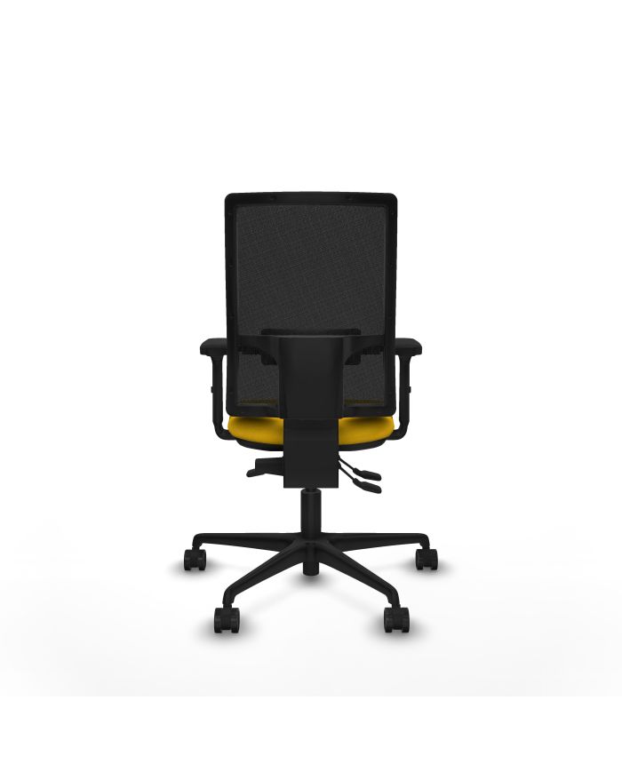 Silla Ergonómica Bormate asincro negra bali brazos 2D base nailon