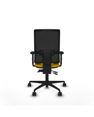Silla Ergonómica Bormate asincro negra bali brazos 2D base nailon