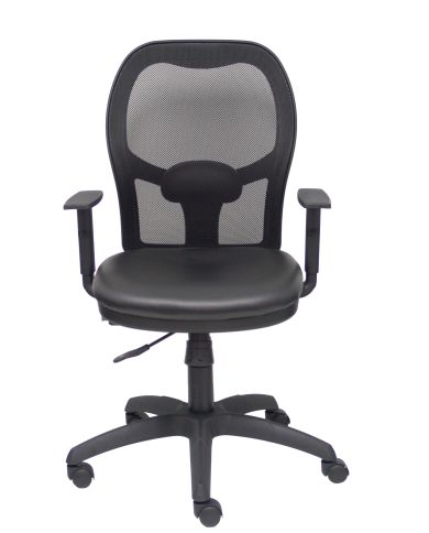 Silla Ergonómica Jorquera traslack negra asiento brazos