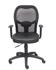 Silla Ergonómica Jorquera traslack negra asiento brazos regulables