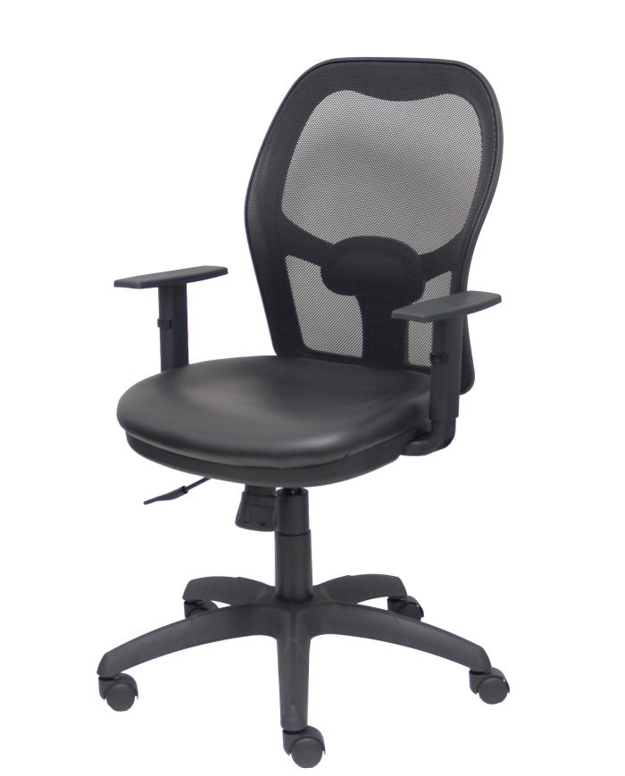 Silla Ergonómica Jorquera traslack negra asiento brazos regulables