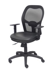 Silla Ergonómica Jorquera traslack negra asiento brazos regulables