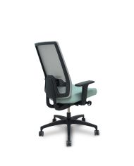 Silla Ergonómica Indeed traslack resp. asiento tonal claro brazos 2D base poliamida