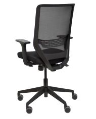 Silla Ergonómica Indeed traslacktapizada tonal color brazos 2D base poliamida