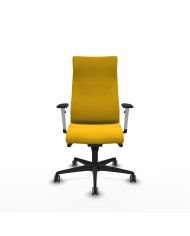 Silla Ergonómica Albacete dirección sincro bali brazos 1D blancos base nailon ruedas 65 engomadas