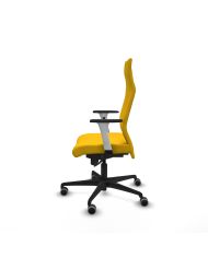 Silla Ergonómica Albacete dirección sincro bali brazos 1D blancos base nailon ruedas 65 engomadas