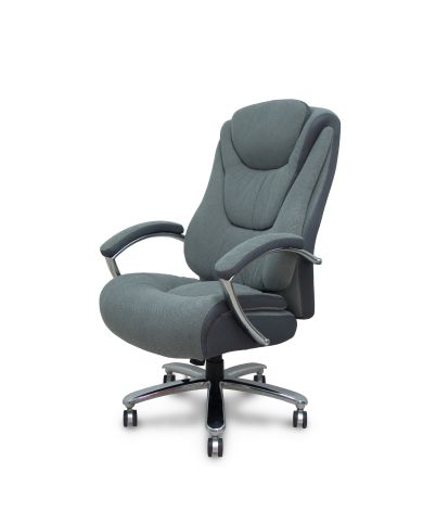 Sillón Ergo531 basculante tapizado y 3D color base cromo