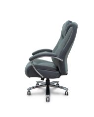 Sillón Ergo531 basculante tapizado y 3D color base cromo
