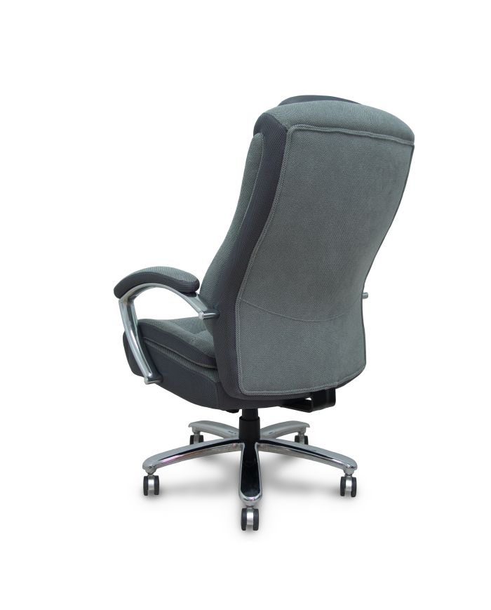 Sillón Ergo531 basculante tapizado y 3D color base cromo