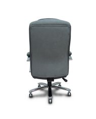 Sillón Ergo531 basculante tapizado y 3D color base cromo