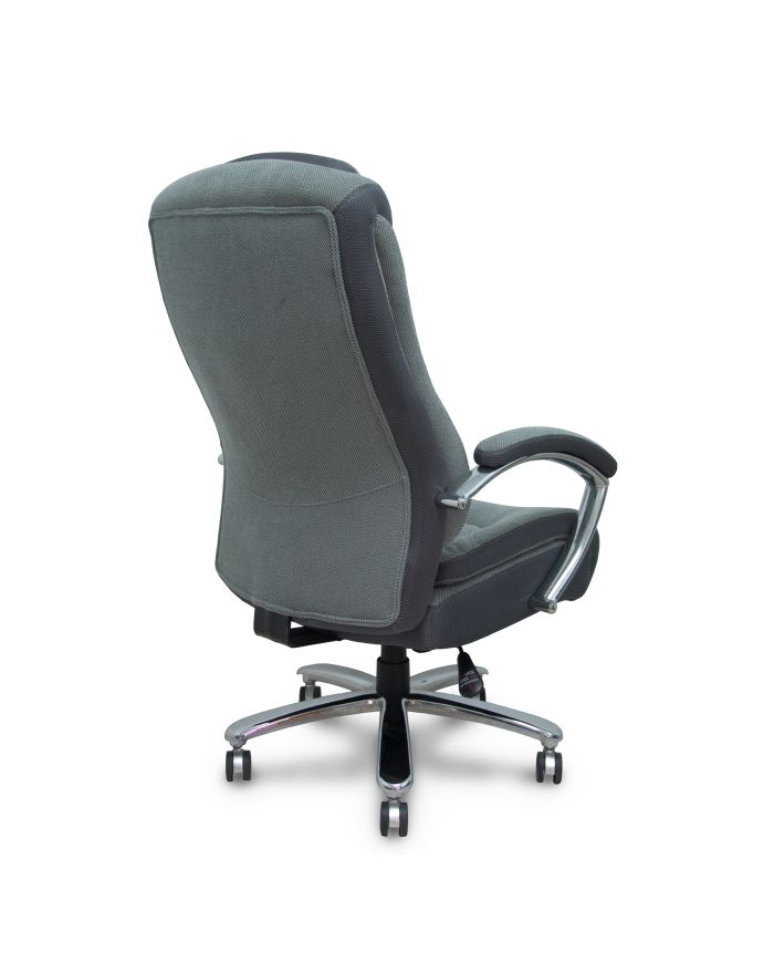 Sillón Ergo531 basculante tapizado y 3D color base cromo