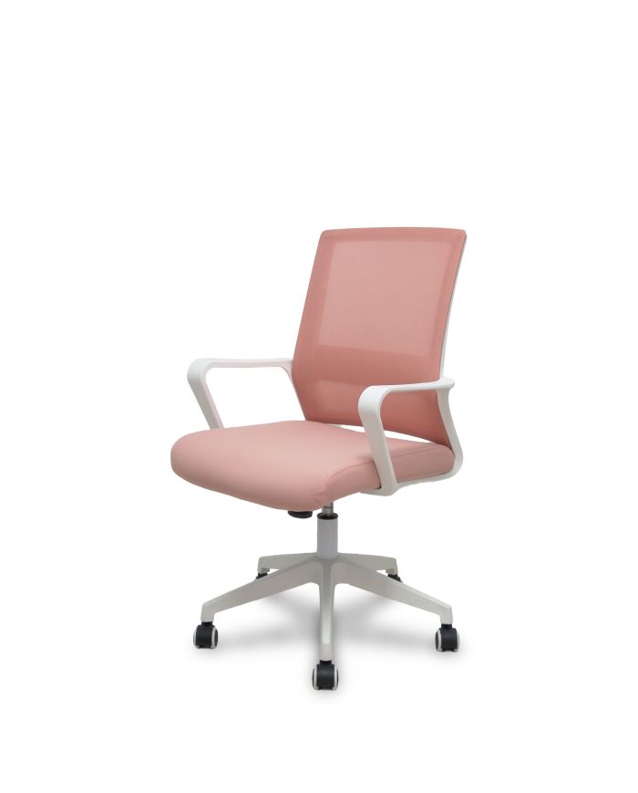 Silla Ergo535 blanca basculante respaldo asiento