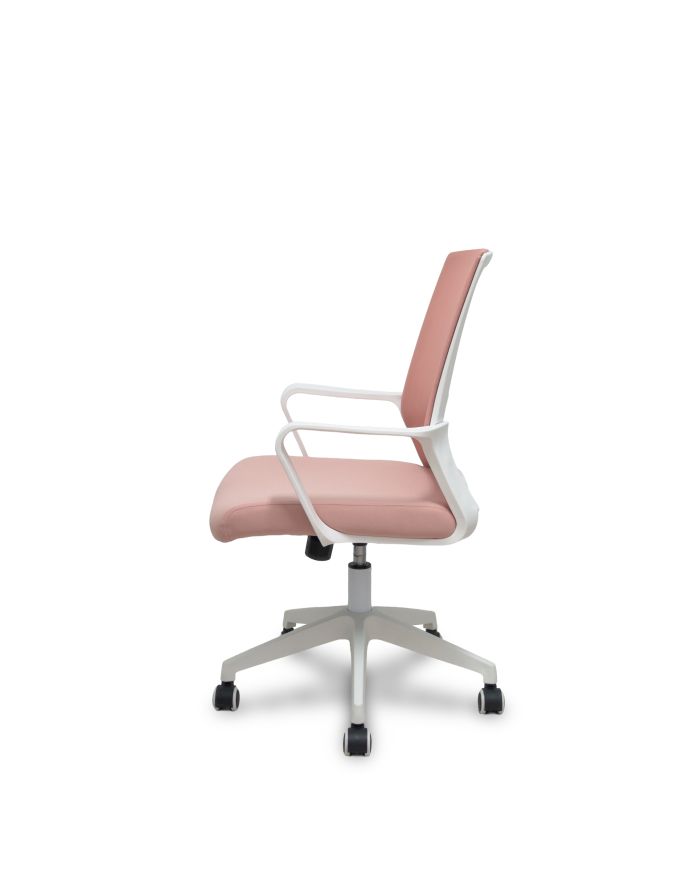 Silla Ergo535 blanca basculante respaldo asiento