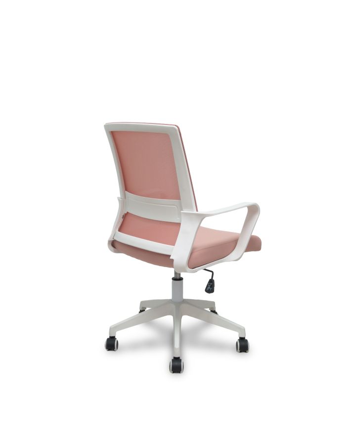 Silla Ergo535 blanca basculante respaldo asiento