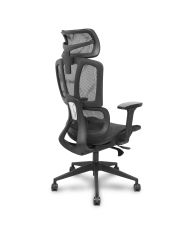 Silla Ergonómica Pro537 traslack negra brazos 3D