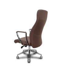 Sillón dirección Ergo540 sincro base cromo ruedas cromadas
