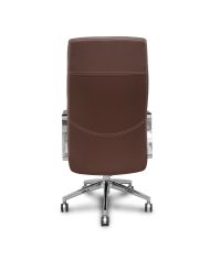 Sillón dirección Ergo540 sincro base cromo ruedas cromadas