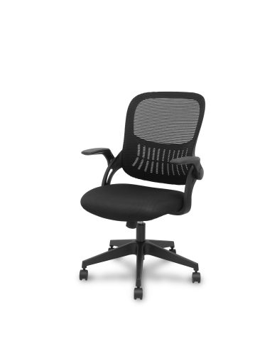 Silla Ergonómica Opti544 negra respaldo asiento 3D