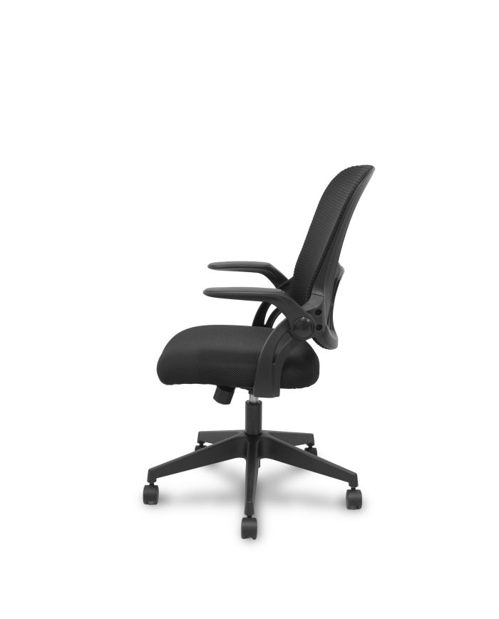 Silla Ergonómica Opti544 negra respaldo asiento 3D
