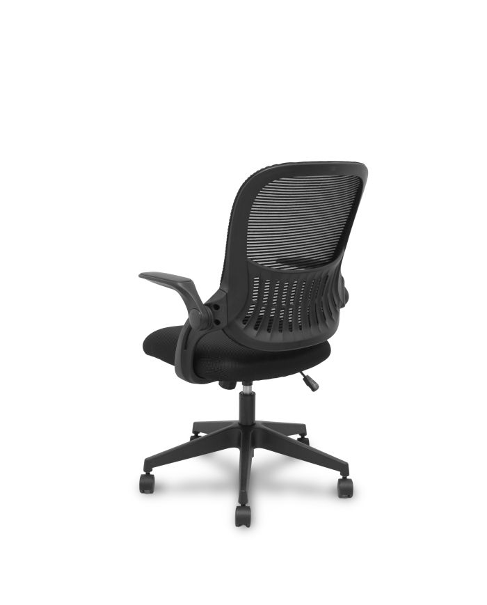 Silla Ergonómica Opti544 negra respaldo asiento 3D