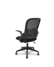 Silla Ergonómica Opti544 negra respaldo asiento 3D