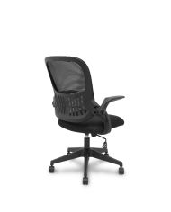 Silla Ergonómica Opti544 negra respaldo asiento 3D