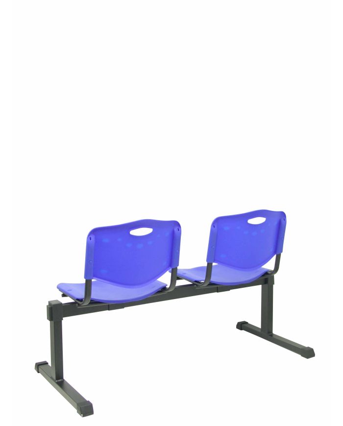 Bancada Iso plastic 2 plazas color | Mobiliario auxiliar