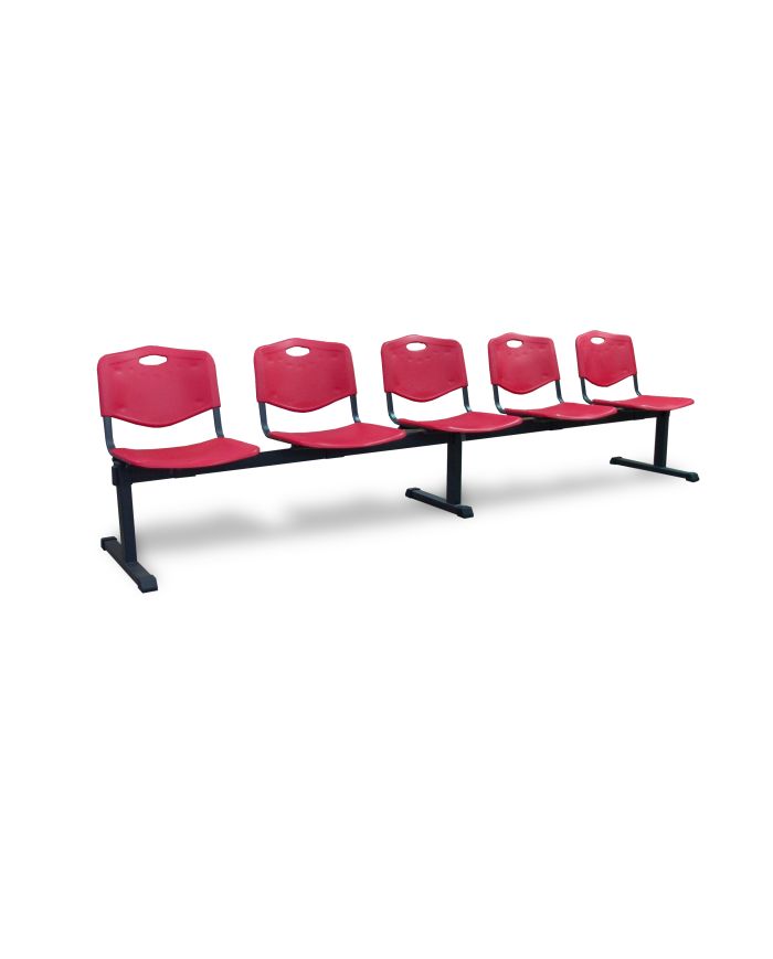 Bancada Iso plastic 5 plazas color | Mobiliario auxiliar