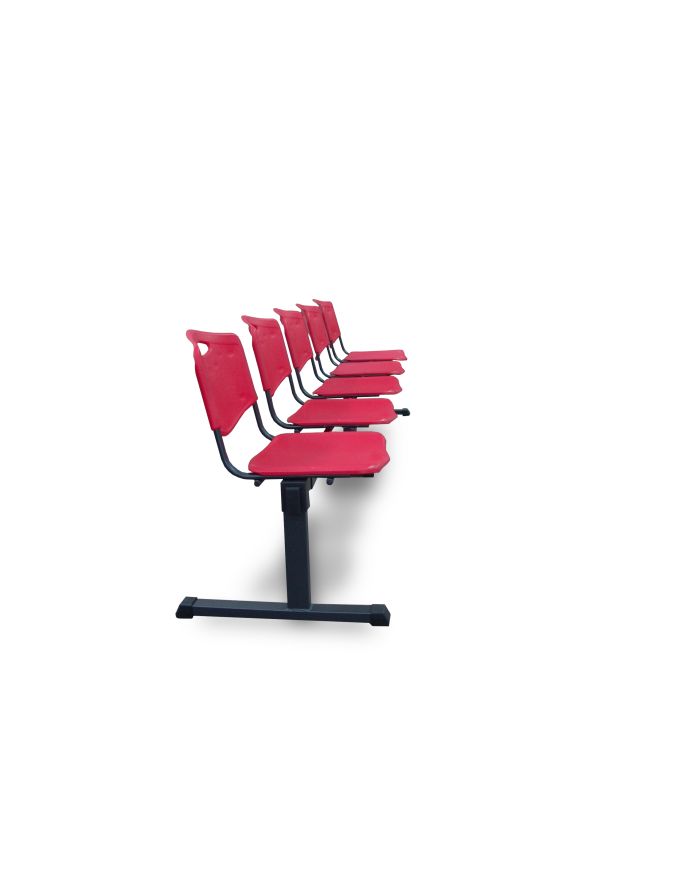 Bancada Iso plastic 5 plazas color | Mobiliario auxiliar