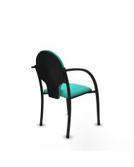Silla Pack 1 silla Hellín chasis 4 patas negro