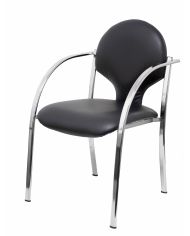 Silla Pack 2 sillas Hellin chasis cromado