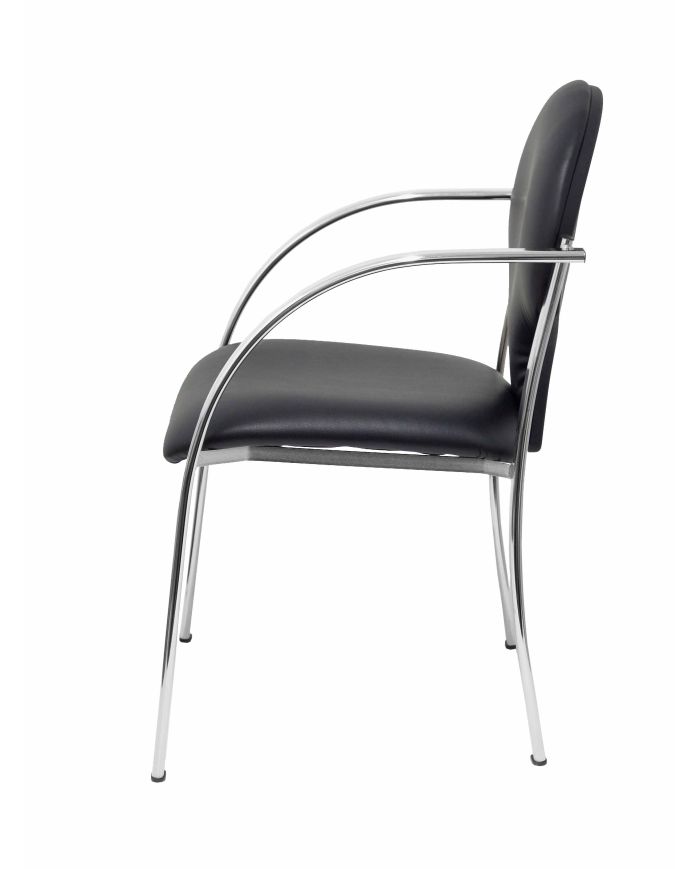 Silla Pack 2 sillas Hellin chasis cromado