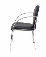 Silla Pack 2 sillas Hellin chasis cromado