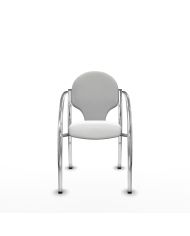 Silla Pack 2 sillas Hellín chasis 4 patas cromo bali