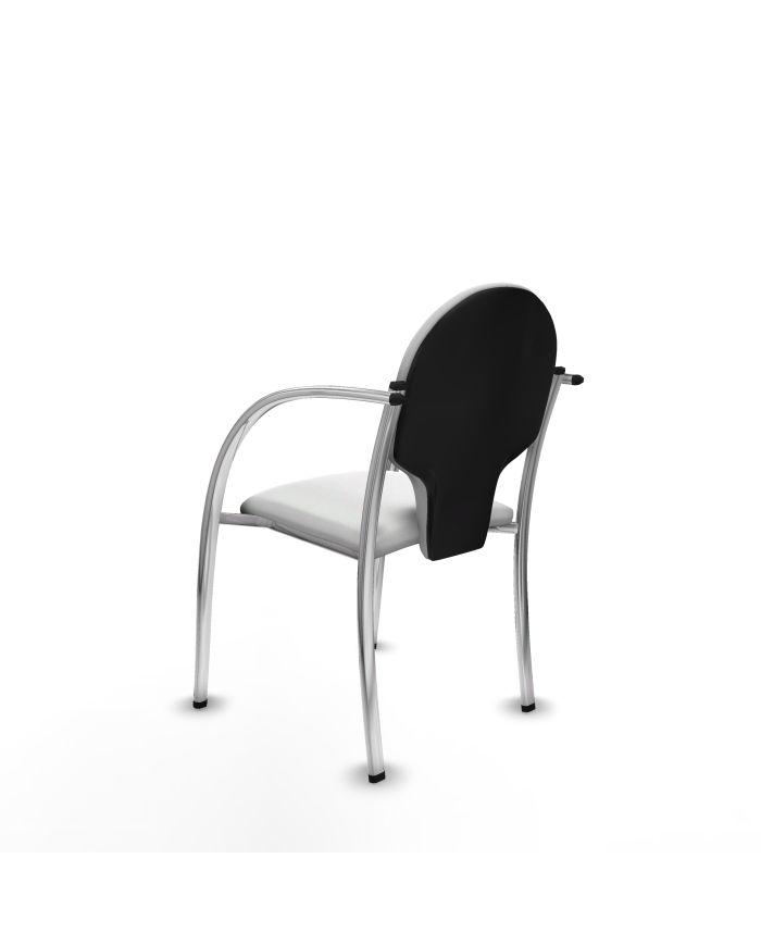 Silla Pack 2 sillas Hellín chasis 4 patas cromo bali