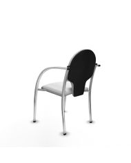 Silla Pack 2 sillas Hellín chasis 4 patas cromo bali