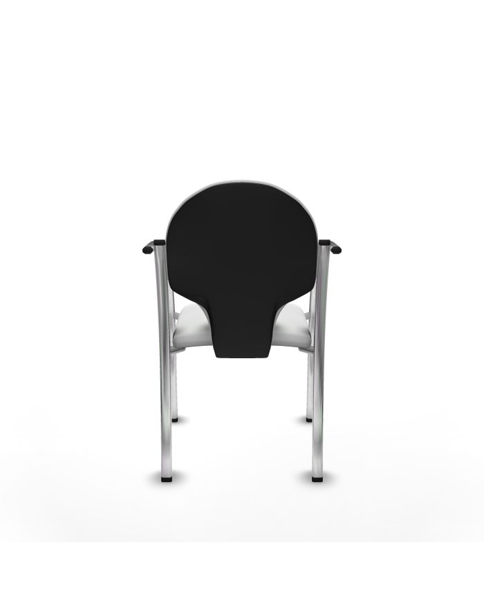 Silla Pack 2 sillas Hellín chasis 4 patas cromo bali