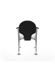 Silla Pack 2 sillas Hellín chasis 4 patas cromo bali