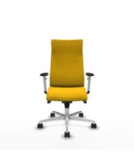 Silla Ergonómica Albacete dirección sincro bali brazos 1D blancos base aluminio ruedas 65 nailon