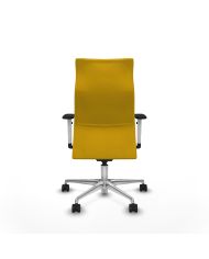 Silla Ergonómica Albacete dirección sincro bali brazos 1D blancos base aluminio ruedas 65 nailon