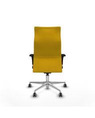 Silla Ergonómica Albacete dirección sincro bali brazos 1D cromados base aluminio ruedas 65 engomadas