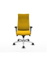 Silla Ergonómica Albacete dirección sincro bali brazos 1D cromados base aluminio ruedas 65 nailon